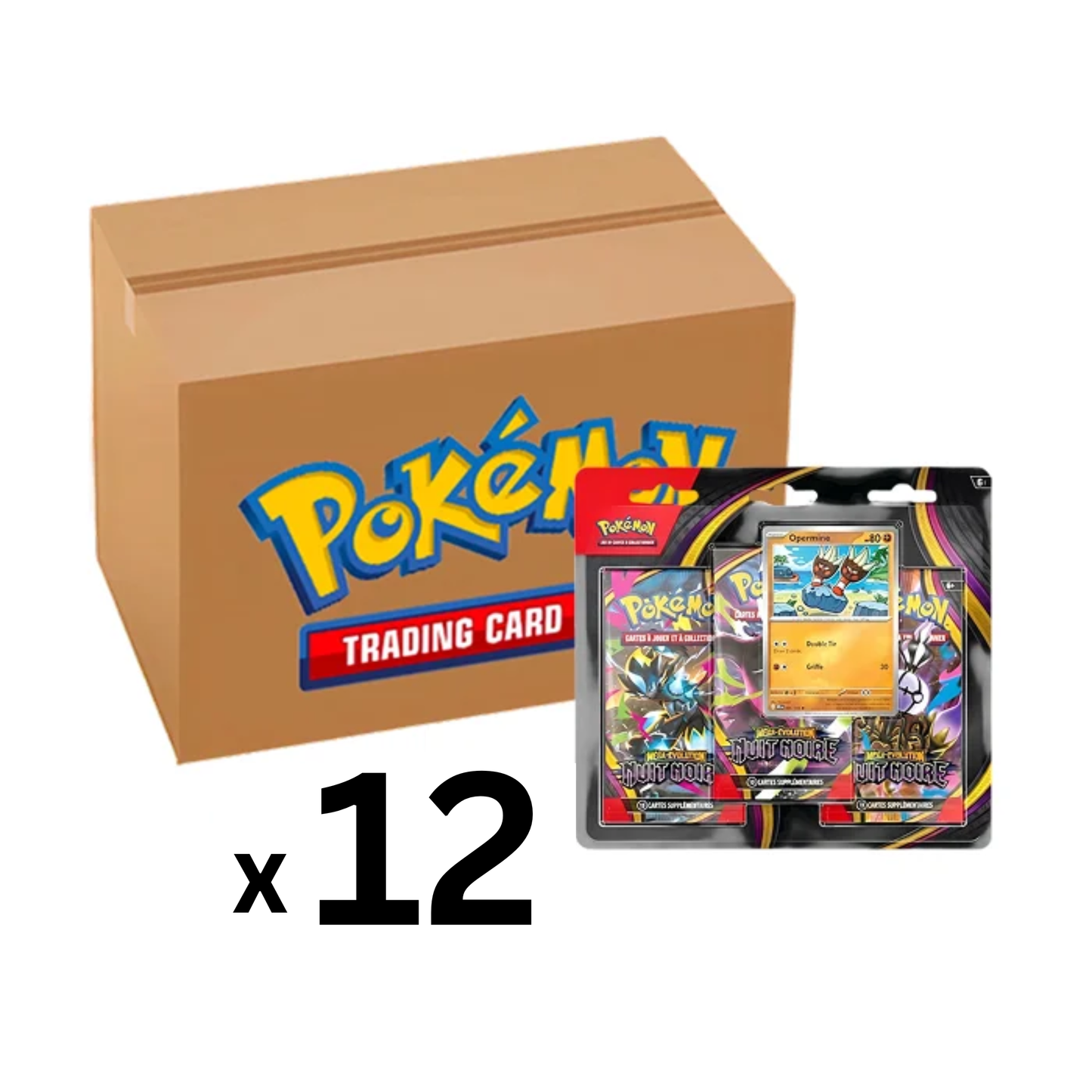 Nuit Noire - Carton de 11 Tripack + 1 offert